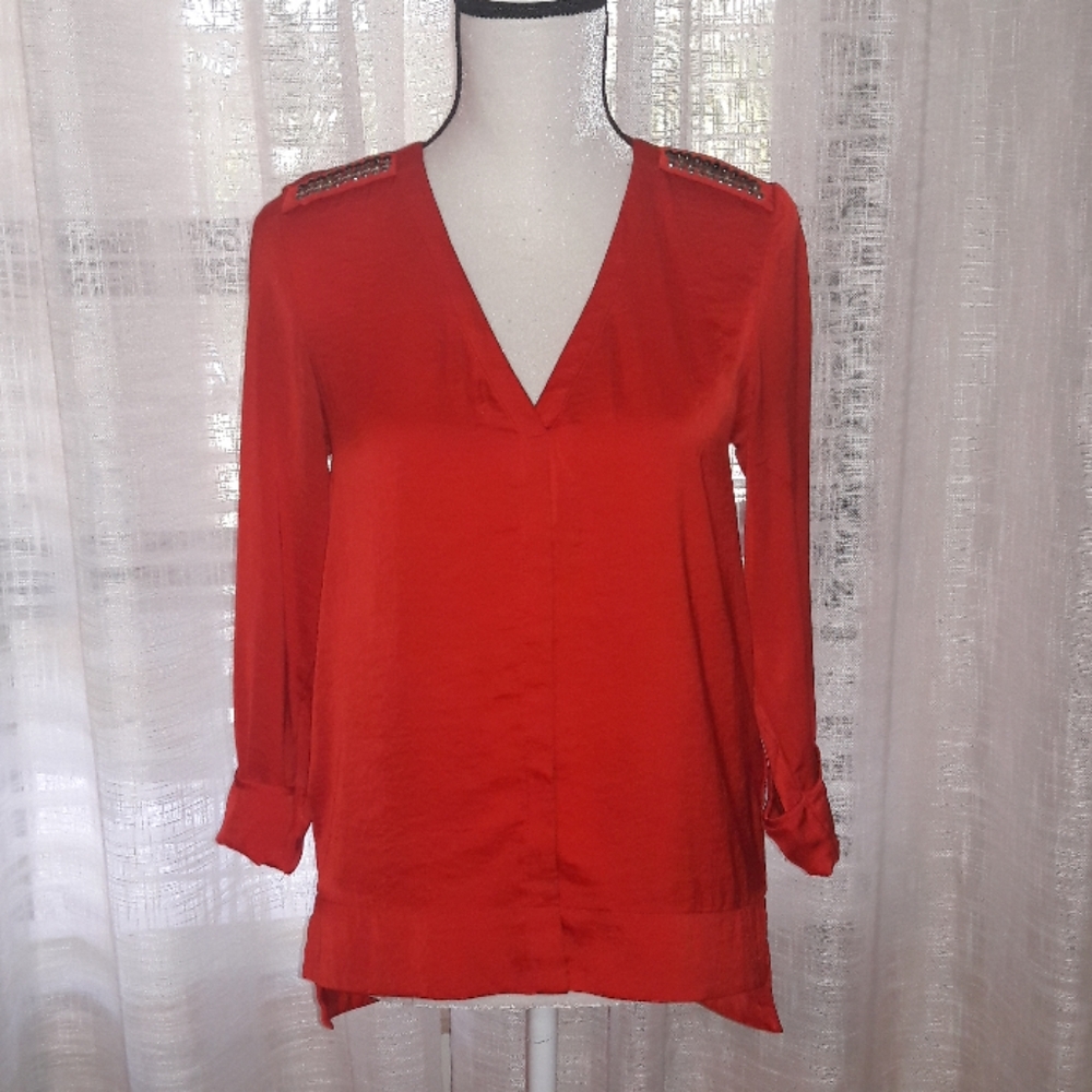 H&M Red Holiday Top